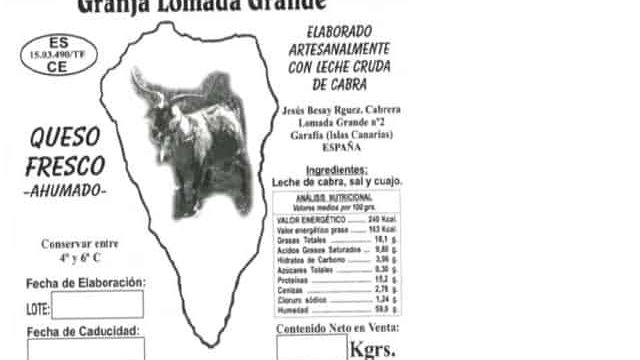 Granja Lomada Grande. Queso de cabra