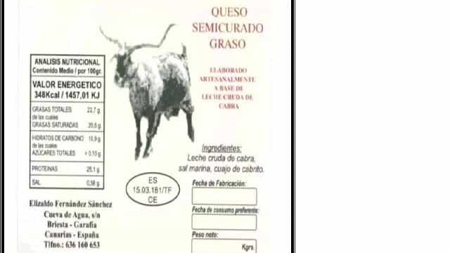 Queso Briesta. Queso de cabra