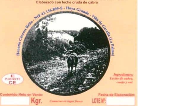 Queso Hoya Grande. Queso de cabra