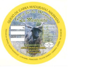 Quesos La Montera. Queso La Montañita.