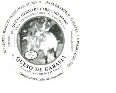 Queso de Garafía. Queso de cabra