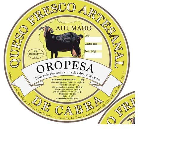 Queso Oropesa. Queso de cabra