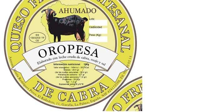 Queso Oropesa. Queso de cabra