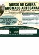 Queso de cabra ahumado artesanal.